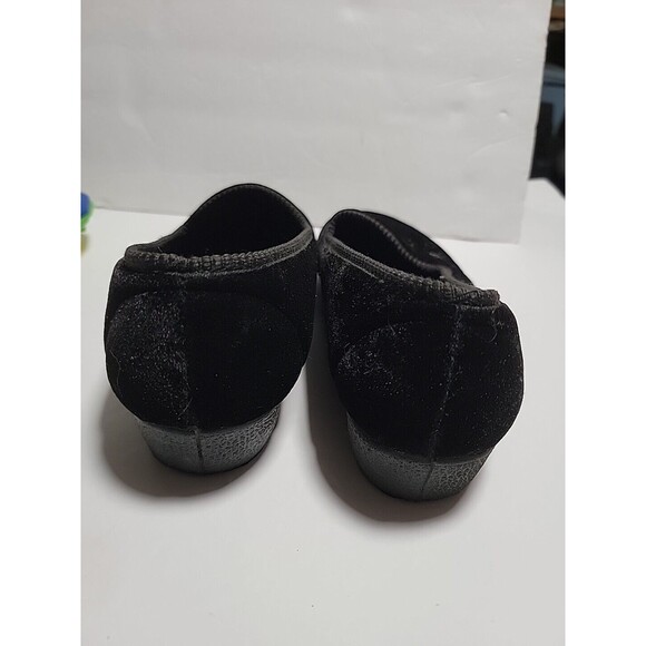 Flexus by Spring Step Women 41  Roseloud Ballet Flat Black Shoe Slip On Cushion - Picture 4 of 7